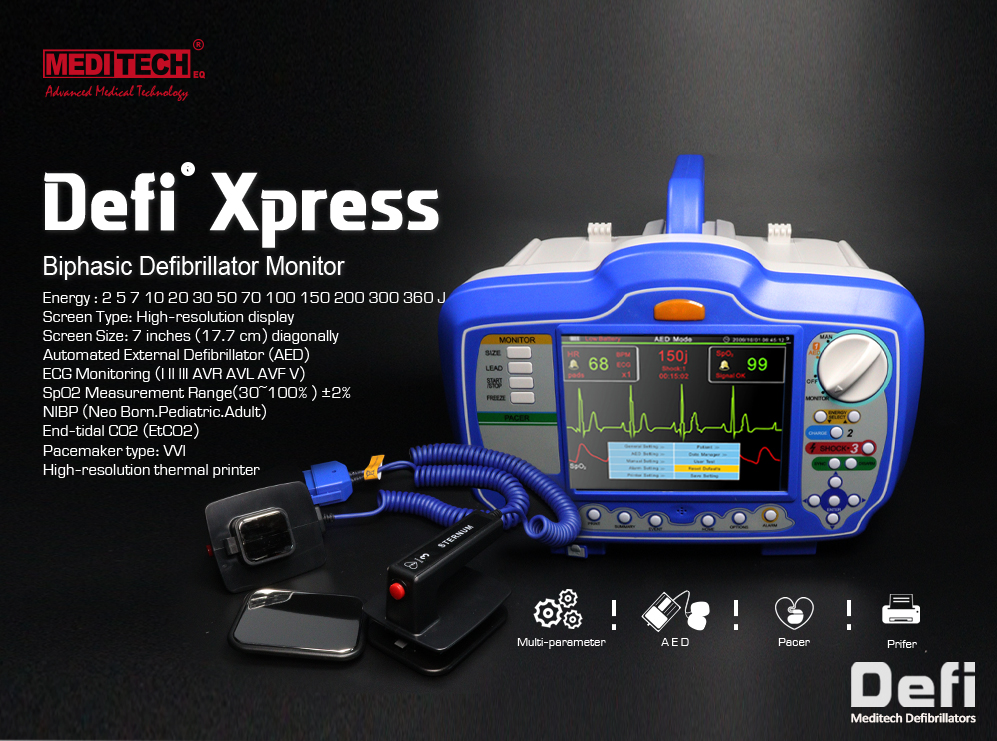 Meditech Defibrillator Monitor