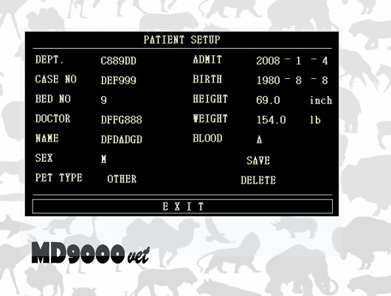 Vetirinary software Patient Monitor