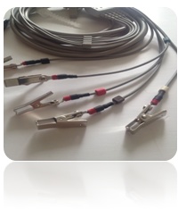 Veterinary ECG Cable with clamps
