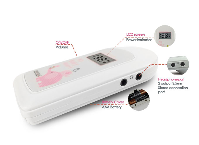 Sonotech Lite Fetal Heart Doppler with Head Phone Quality for