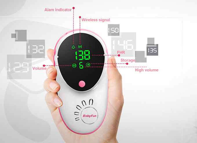 wireless fetal Doppler,baby doppler