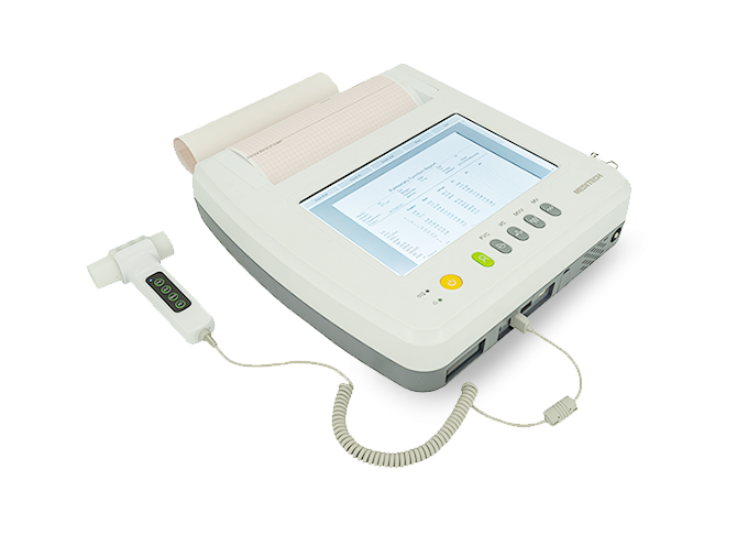 Spirometer for lung test