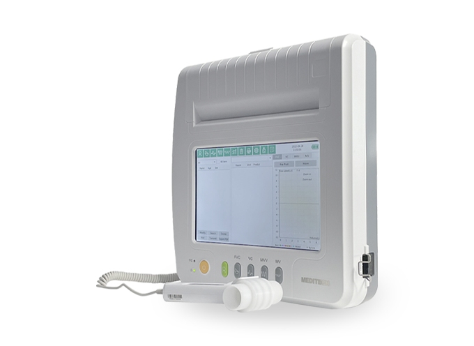 Spirometer for lung test